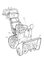 Craftsman C950-52943-0 (1695736) - Craftsman 27" Snow Thrower, Canada (2009) Decals