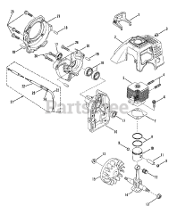 Snapper 211 SST (86228) - Snapper String Trimmer Crankshaft &amp; Flywheel