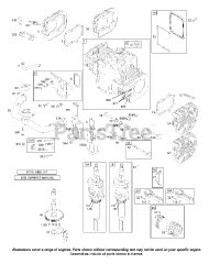 Briggs & Stratton 42B707-1265-01 - Briggs & Stratton Vertical Engine