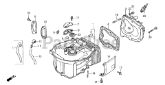 Honda BF2 AM SAB (BAEB) - Honda Outboard Engine, Made in Japan (SN: BAEB-1000002 - BAEB-9999999) CYLINDER BARREL