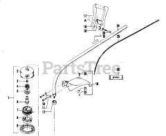 Weed Eater 1740 - Weed Eater String Trimmer CUTTING HEAD ASSEMBLY