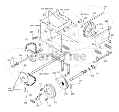 Murray 624505x85D - Murray 24" Snow Thrower (2002)