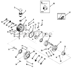 Toro Z1-24OE04 (724-Z) - Toro Zero-Turn Mower, Drive Unit Only (SN: 010000001 - 019999999) (1991)