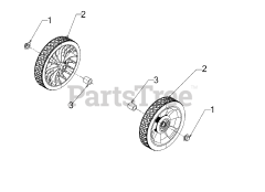 MTD 31AS2S1E795 - MTD Pro Snow Thrower (2016) Wheels