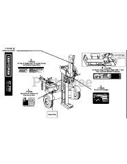Craftsman 247.776400 (24BF570L099) - Craftsman Log Splitter (2008) (Sears)