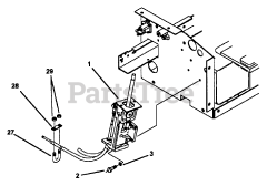 Snapper Z 2205KV (80920) - Snapper Zero-Turn Mower, 22hp Joystick Steering Control Parts (Part 1)