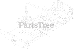 Toro 74776 (MX 5025) - Toro 50" TimeCutter Zero-Turn Mower (SN: 400000000 - 401070523) Frame Decal Assembly