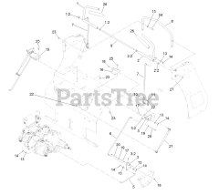 Exmark ARX541CKA30000 - Exmark 30" Stand-On Aerator, Kawasaki FS541V (SN: 400000000 - 402082299) (Rev B) (2017)