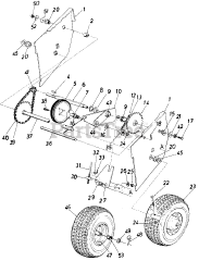 MTD 316-580-000 - MTD Snow Thrower (1986) Parts