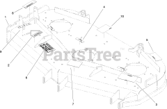Toro 30499 - Toro 52" Walk-Behind Mower, Floating Deck, Split Lever, Hydro Drive (SN: 280001001 - 280001100) (2008) DECK ASSEMBLY NO. 112-7083