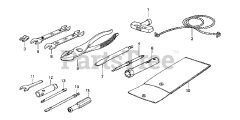 Honda BFP8 D2 XRA (BAAJ) - Honda Outboard Engine, Made in Japan (SN: BAAJ-1100001 - BAAJ-9999999) TOOLS
