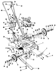 Toro 23100 - Toro 21" Whirlwind Hevi-Duty Walk-Behind Mower (SN: 004000001 - 004999999) (1964)