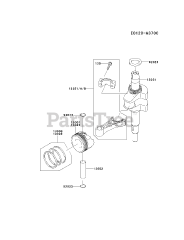Kawasaki FJ180V-BS36 - Kawasaki Engine PISTON/CRANKSHAFT