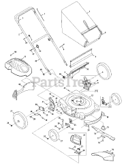 MTD 11A-54M9006 - MTD Walk-Behind Mower (2009)
