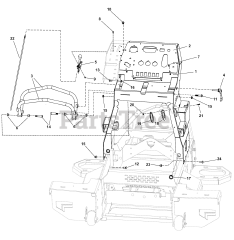 Ferris FS 5250 (5901756) - Ferris Voyager Series Stand-On Spreader