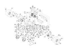 Exmark ZA4640 - Exmark 40" Z-Aerate Stand-On Aerator, Briggs & Stratton (SN: 413950474 - 416150474) (Rev A) (2023)
