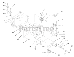 Toro 73428 (312-8) - Toro Garden Tractor (SN: 089000001 - 089000499) (1998) Hoodstand Electrical Housing Wire Harness