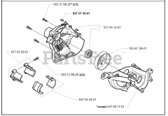 Husqvarna 325 RXT - Husqvarna String Trimmer (2000-10) Cylinder &amp; Piston