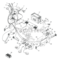 Scag SEVZ-52H - Scag EVZ 52" Zero-Turn Mower, Electric (SN: T4700001 - T4799999) SEVZ ELECTRICAL SYSTEM