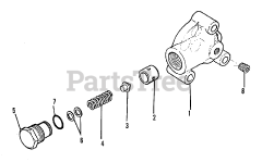 Simplicity 9518 (2097355) - Simplicity Compact Tractor, Diesel Lift Housing Cover Group (3486I75)