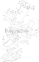 Toro 21141 - Toro 41cm Walk-Behind Mower, Electric (SN: 316000001 - 316999999) (2016)