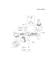 Kawasaki FJ180V-BS16 - Kawasaki Engine PISTON/CRANKSHAFT