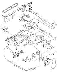 AGCO 414 S (1600259) - AGCO Lawn Tractor, 14hp