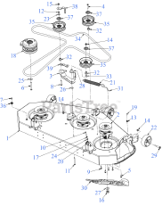 Cub Cadet ZT1-54 KH FAB (17AREACM342) - Cub Cadet Ultima 54" Zero-Turn Mower, Fab Deck, Kohler (2022)