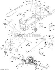 Husqvarna YTH 1842 (960430322-00) - Husqvarna 42" Yard Tractor (2019-10)