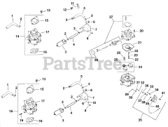 Kohler CH18-62510 - Kohler Command PRO Twin Engine, Made for Moridge Mfg., 18hp, 13.4kW Fuel System 8-24-106 (TP-2439-C) Rev 9/28/2006