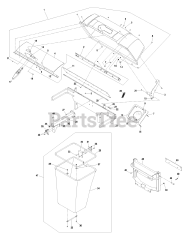 Exmark LHPUV4650 - Exmark Ultra Vac Bagger for 46" & 50" Lazer HP Mower (SN: 600000 - 669999) (2006)