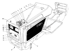 Toro 57360 (11-32) - Toro Lawn Tractor (SN: 007000001 - 007999999) (1987)