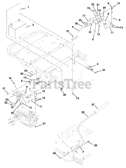 Ariens 915501 (1844) - Ariens Zoom 44" Zero-Turn Mower, 18hp Briggs & Stratton (SN: 000101 - 004999) Steering Controls