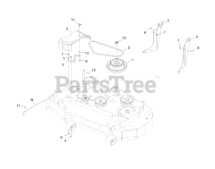Exmark 116-3001 - Exmark Ultra Vac Bagger for Pioneer Mower (SN: 404314159 - 406294344) (2019) Completing Kit No. 116-4885