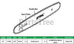 Stihl MS 150 C-E - Stihl Chainsaw _Bars &amp; Chains