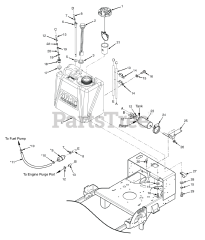 Scag SWZT61H-22FSE - Scag 61" Walk-Behind Mower, 22hp Kawasaki (SN: T9000001 - T9099999) SWZT FUEL SYSTEM