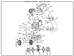 Ryobi RY 60512 - Ryobi Cultivator
