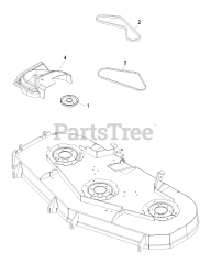 Exmark LZUV2B - Exmark Ultra Vac Twin Bagger for Lazer Z Mower (SN: 000790000 - 000849999) (2009) Completing Kit and Belt Drive Components - LZUV2B &amp; LZUV3B