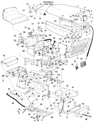 MTD 135-669-095 - MTD Lawn Tractor (1985) (Cenex) Parts16