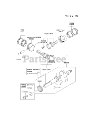 Kawasaki FD620D-AS19 - Kawasaki Engine PISTON/CRANKSHAFT