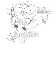 Ariens 938032 (SS 21 E) - Ariens Path-Pro 21" Single Stage Snow Blower, Ariens AX 208cc (SN: 025000 & Above)