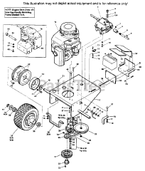 Scag SW-14KA - Scag Walk-Behind Mower, 14hp Kawasaki (SN: 10000 - 19999)
