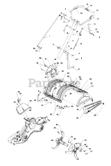 Yard Machines 21A-457B062 - Yard Machines Tiller (1999) (Lowes)