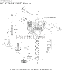 Kohler CV20-65597 - Kohler Command PRO Engine, Made for Scag, 20hp, 14.9kW 02 CrankCase