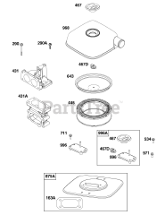 Briggs & Stratton 61H277-0010-E1 - Briggs & Stratton Horizontal Engine