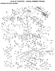 Electrolux/AYP Y 20V50 A - Electrolux/AYP Lawn Tractor (1994)