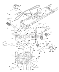 Murray MS 18542 (96044000800) - Murray 42" Lawn Tractor (2013)