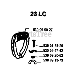 Husqvarna 23 LC - Husqvarna String Trimmer (1993-05) Handle Assist.