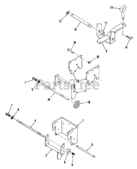 Toro 01-10K802 (C-105) - Toro Garden Tractor (1981) Hitches