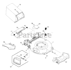 Snapper SP 100 (1696702-00) - Snapper 21" Walk-Behind Mower, Variable Speed, 775 Series Briggs